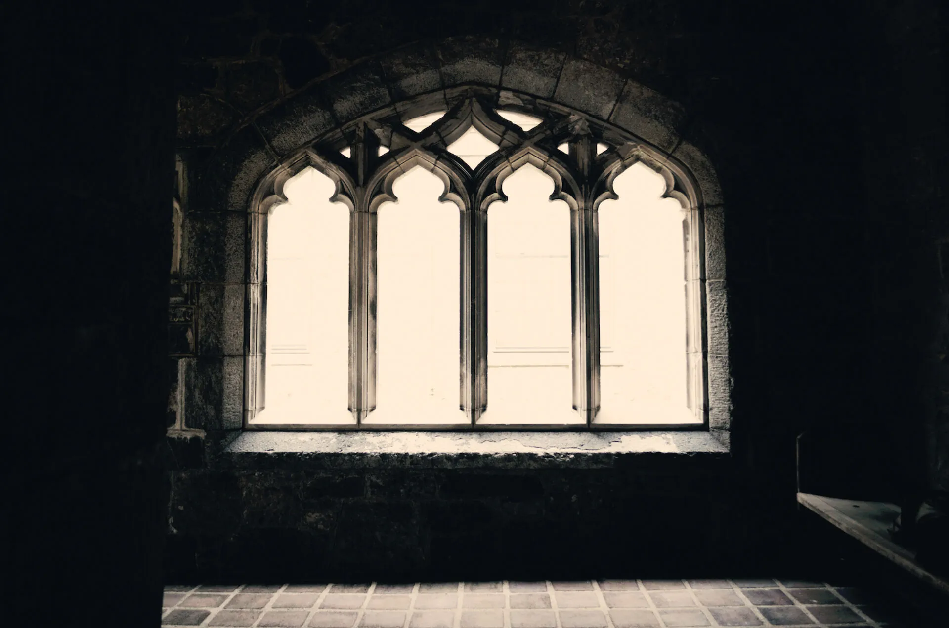 Gothic church windows